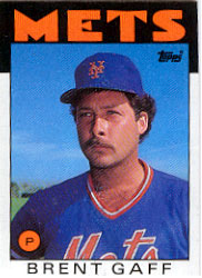 1986 Topps Baseball Cards      018      Brent Gaff
